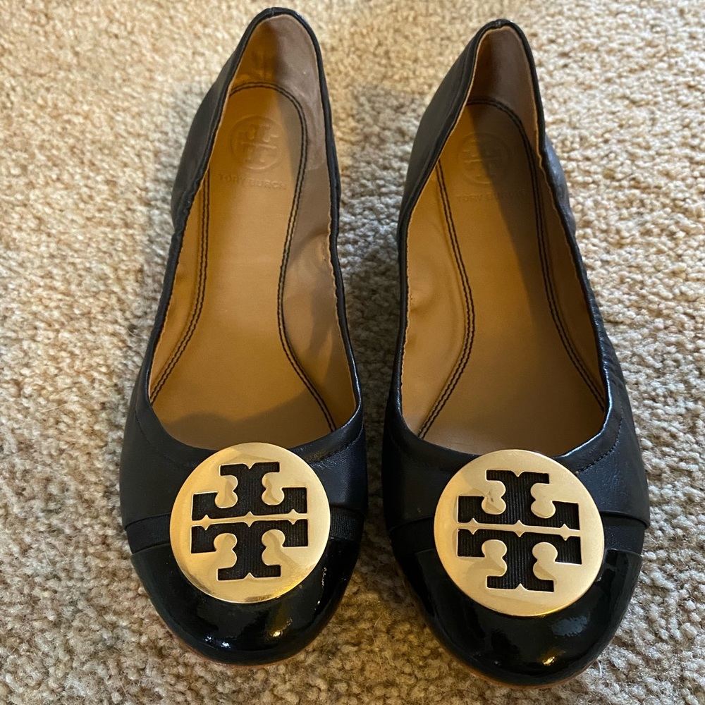 Black Tory Burch Flats